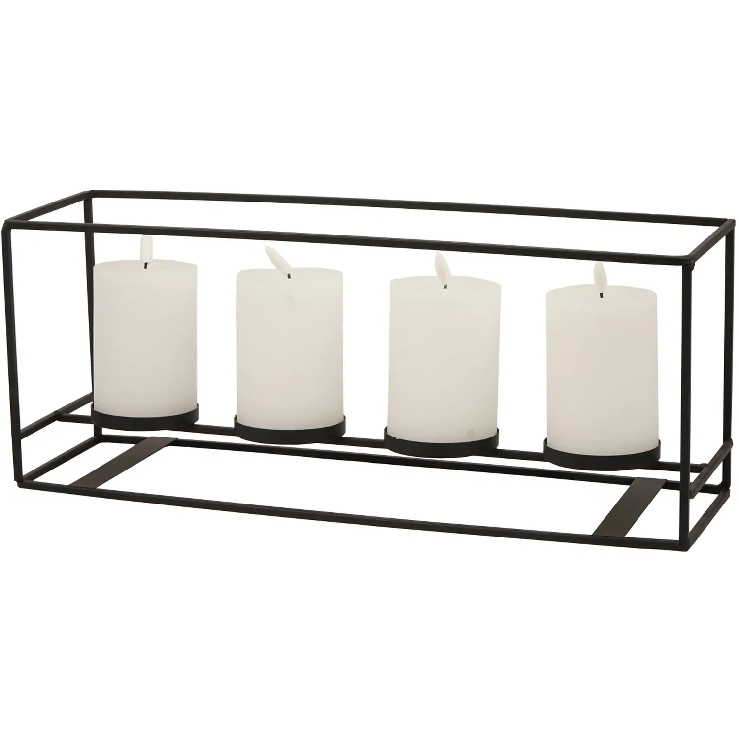 LED Candle Centrepiece - Black