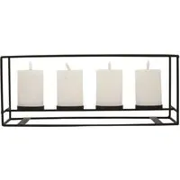 LED Candle Centrepiece - Black