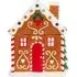 LED Gingerbread House Cookie Jar - Brown