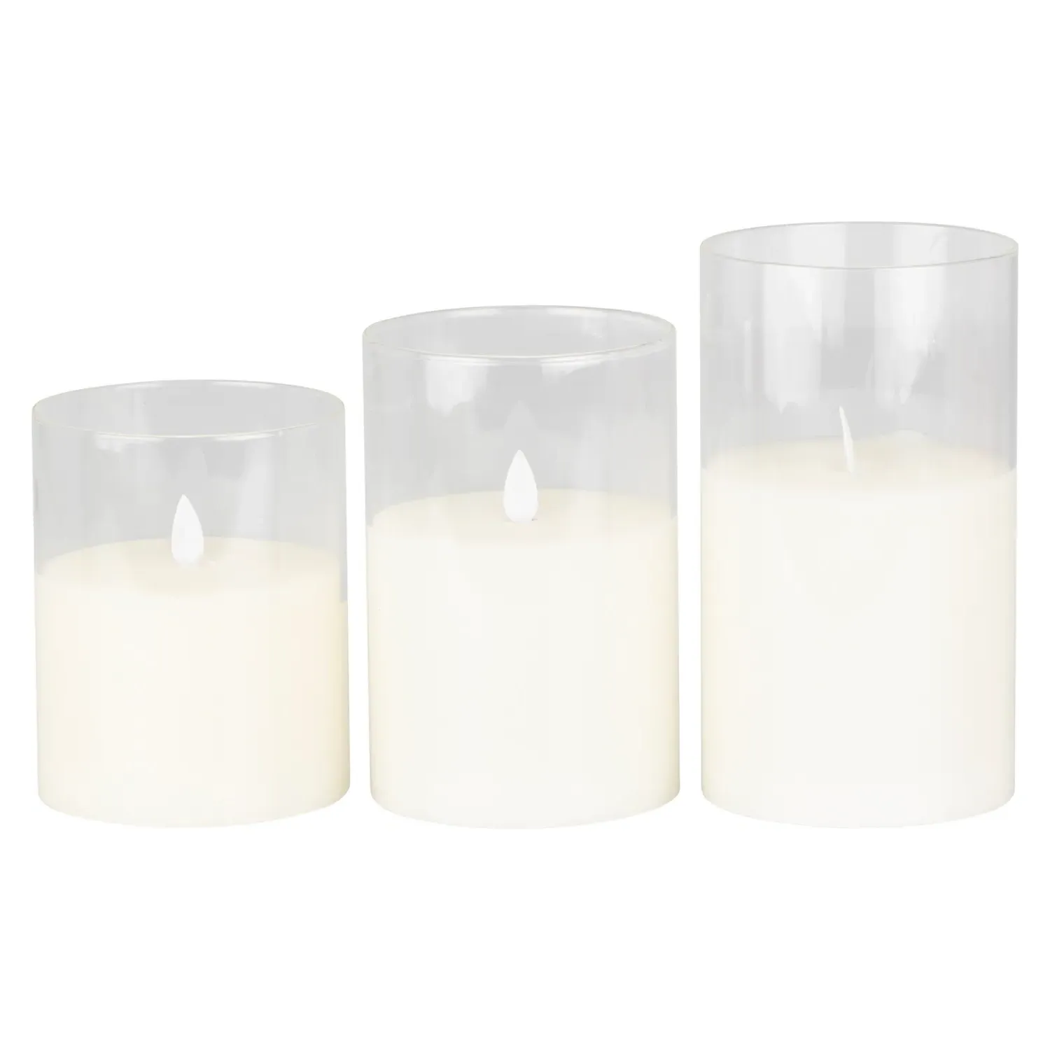 LED Moving Candle - Clear