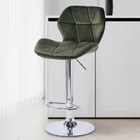 Leena Adjustable Bar Stool - Green