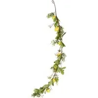 Lemon Garland with Leaves - Green