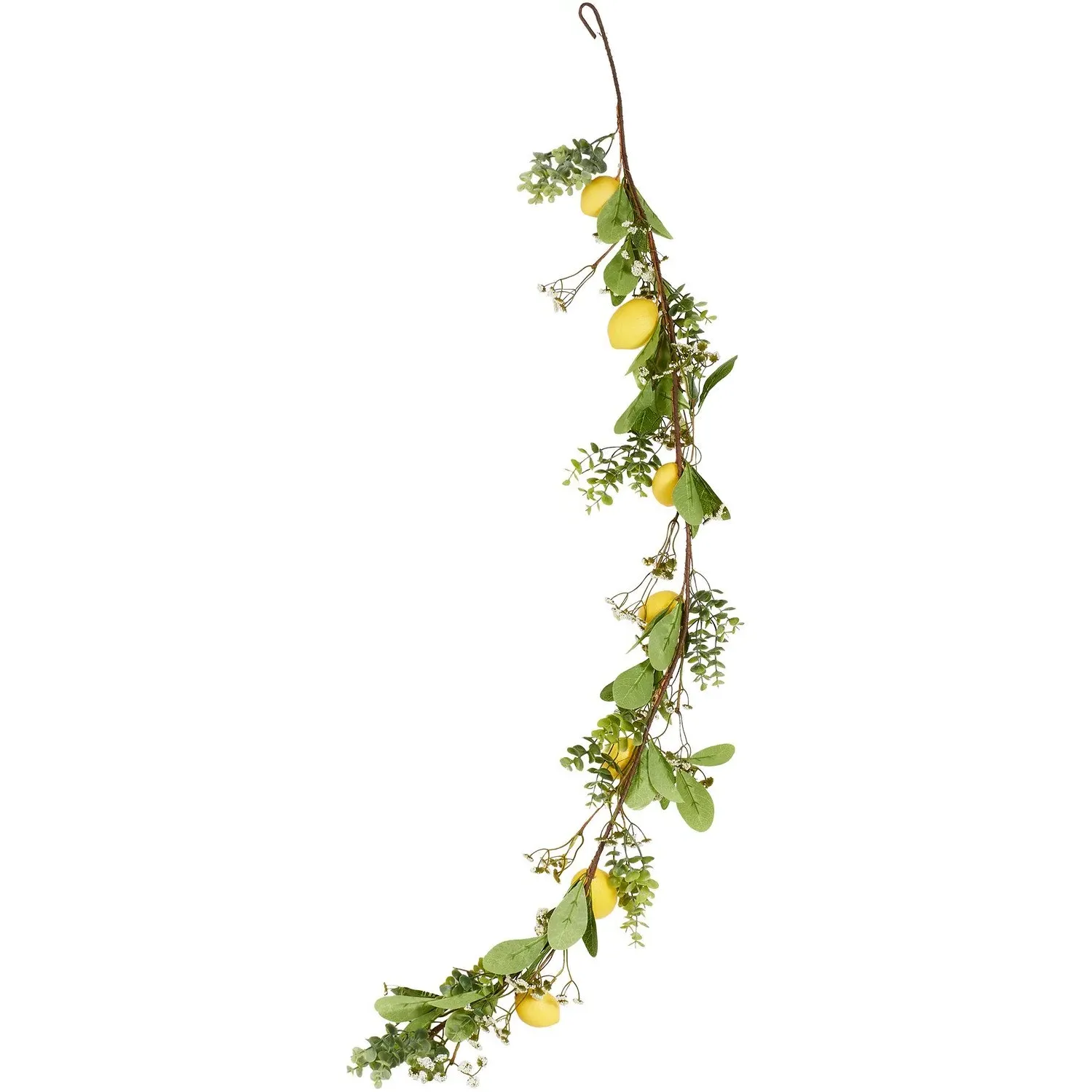 Lemon Garland with Leaves - Green