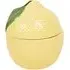 Lemon Shaped Ceramic Candle - Yellow