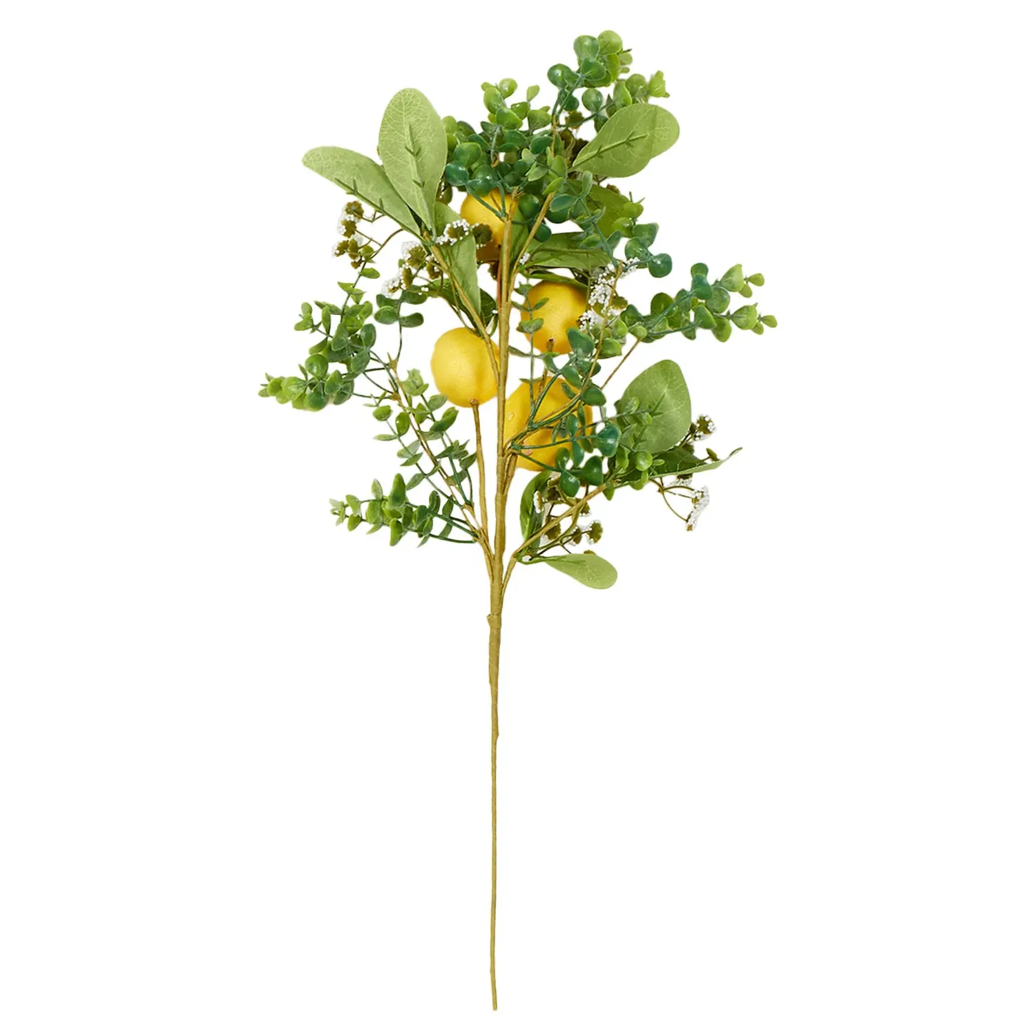 Lemon Spray 76cm - Green, Yellow