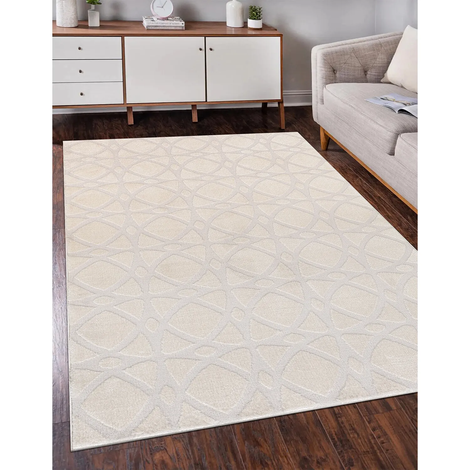 Lemonde Geo Rug - Cream
