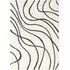 Lemonde Wavy Abstract Rug - Black and White