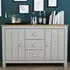 Lexington 2 Door 3 Drawer Sideboard - Grey, Oak