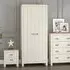 Lexington 2 Door Wardrobe - Cream, Oak