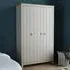 Lexington 3 Door Wardrobe - Grey