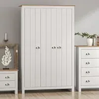 Lexington 3 Door Wardrobe - White