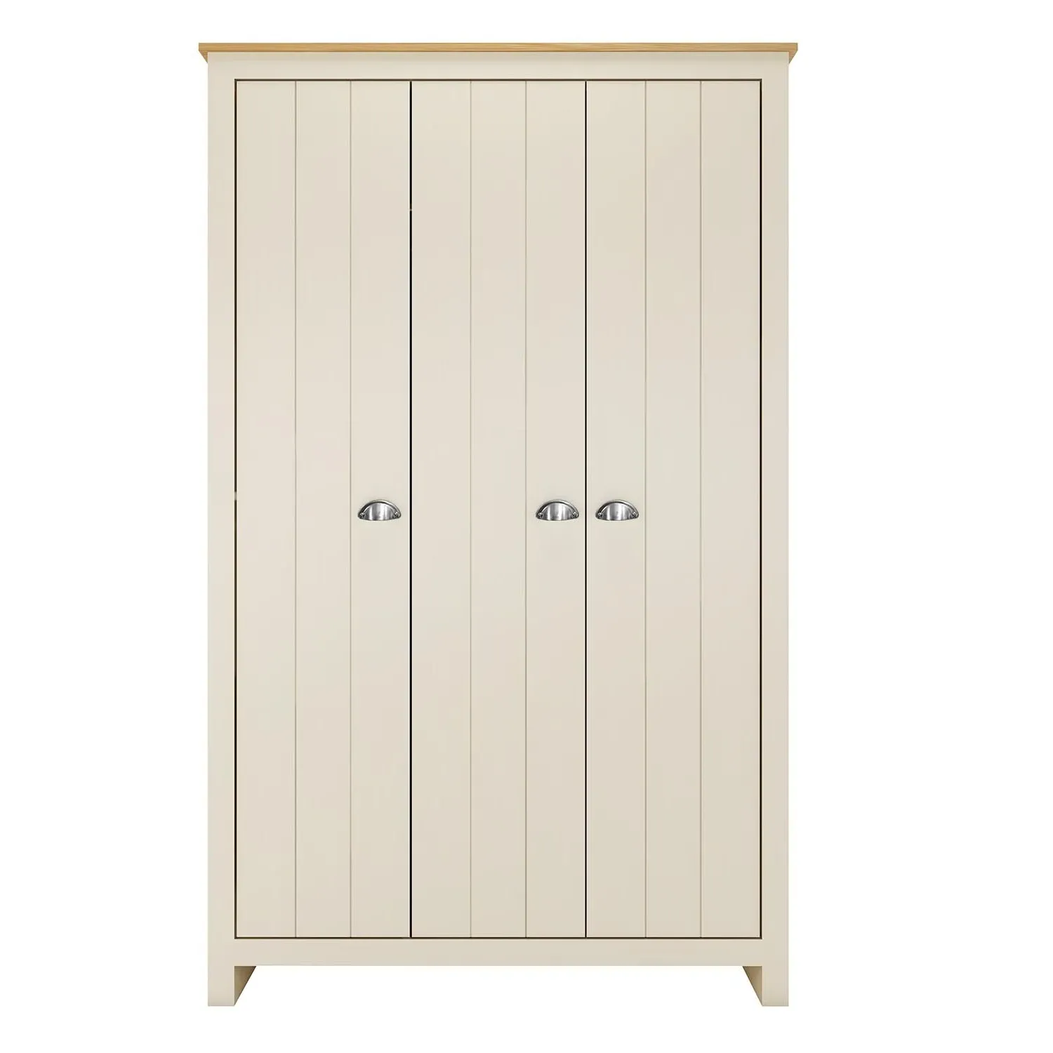 Lexington 3 Door Wardrobe - White