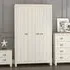 Lexington 3 Door Wardrobe - White