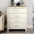 Lexington 4 Drawer Chest of Drawers - Cream, Oak
