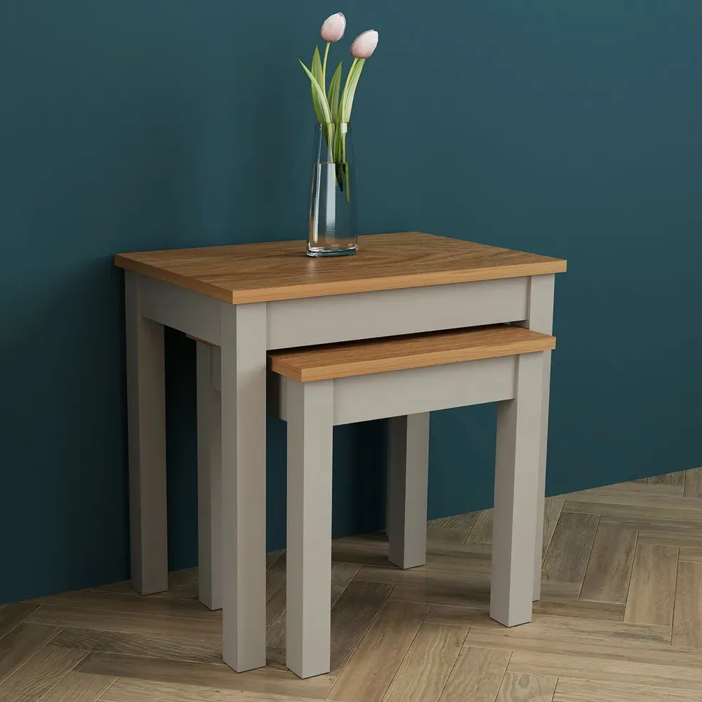 Lexington Nest of Tables Set of 2 - Grey