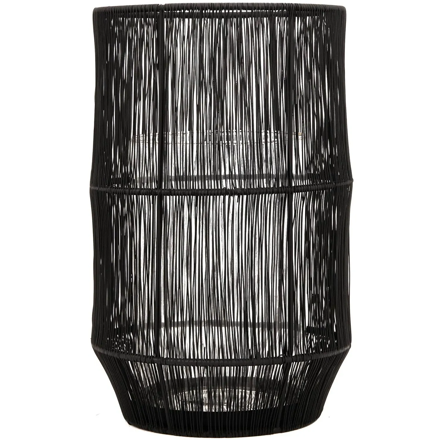 Lila Metal Lantern - Black