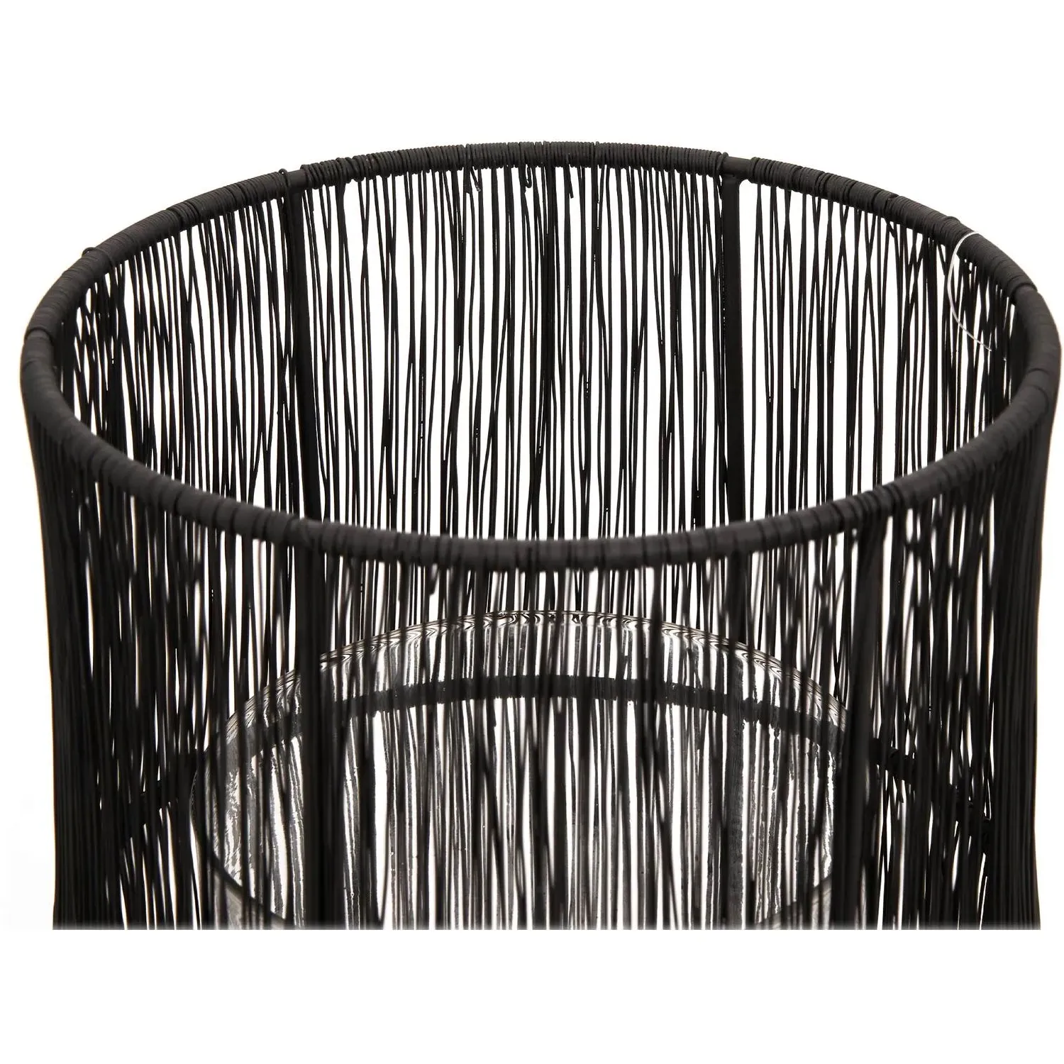 Lila Metal Lantern - Black