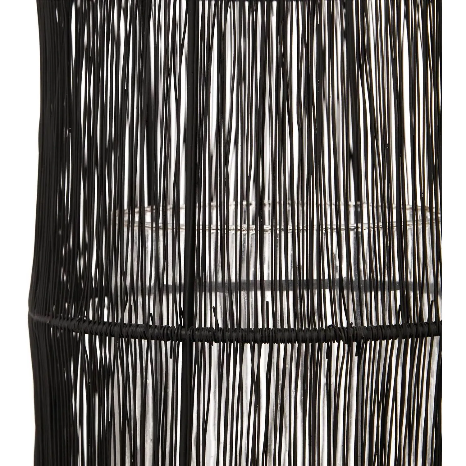 Lila Metal Lantern - Black