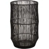 Lila Metal Lantern - Black
