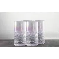 Lillia Lustre Hiball Glasses Set of 4 - Clear