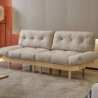 Lily 2-Seater Sofa Bed - Cream, Linen