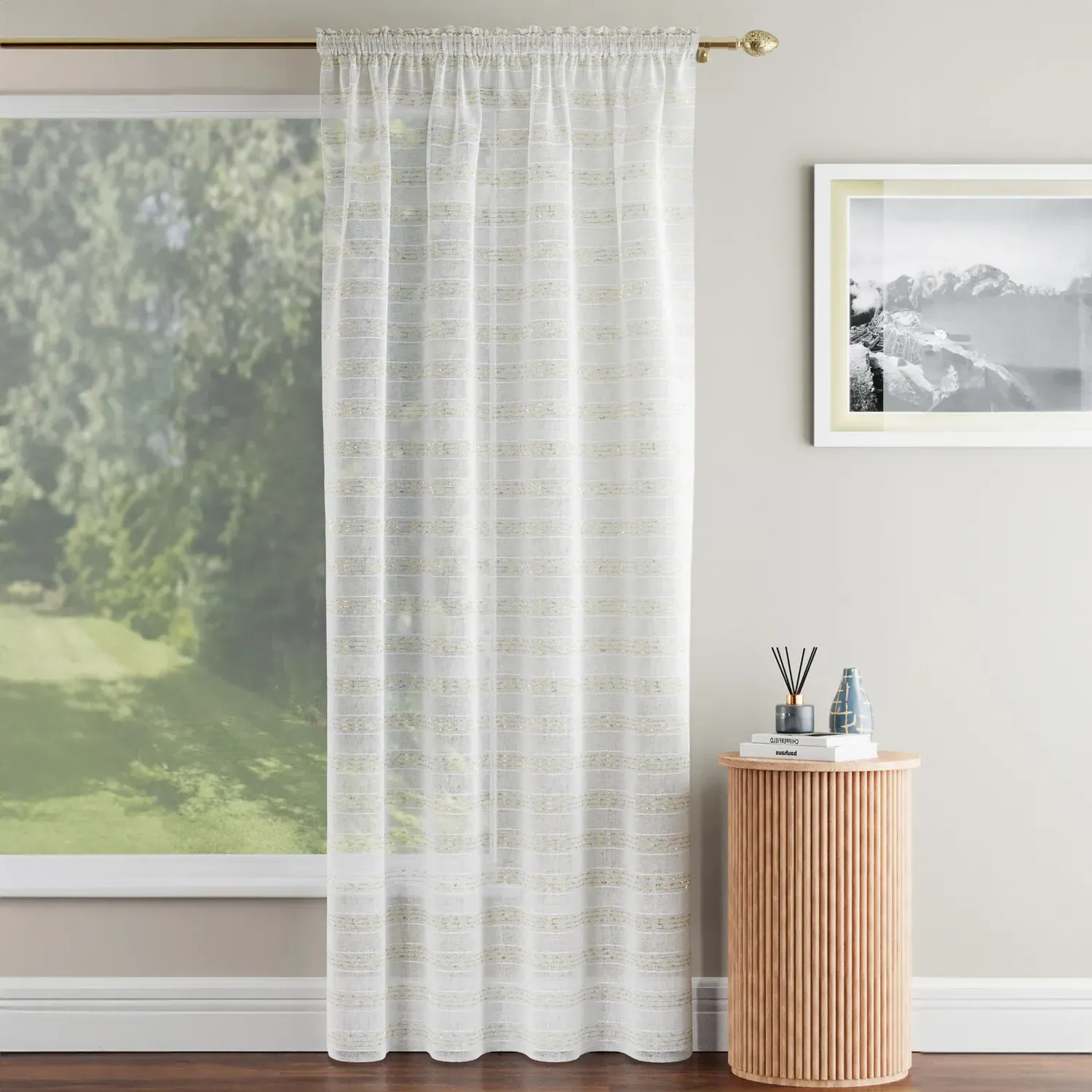 Lima Panel Curtain - Gold image