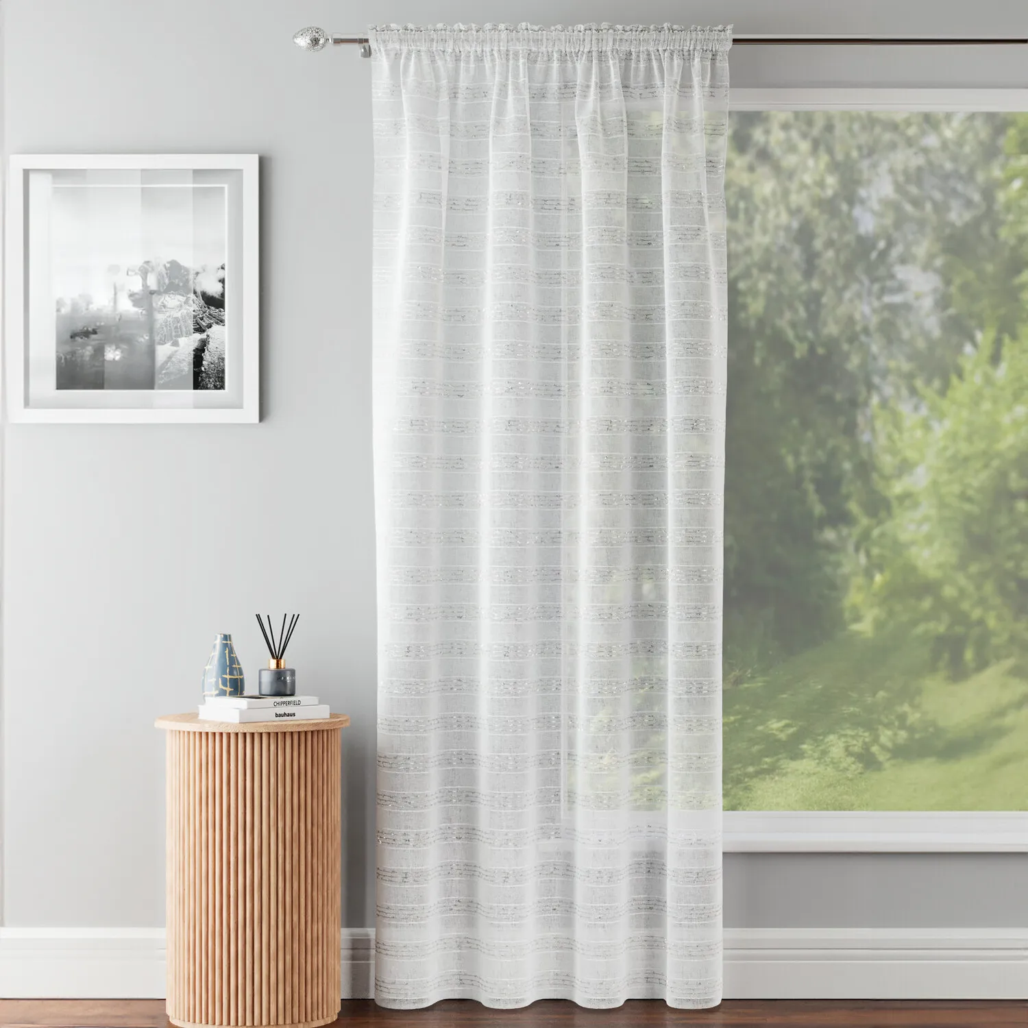 Lima Panel Curtain - Silver image