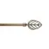 Linden 210cm Curtain Pole - Antique Brass