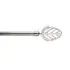 Linden 210cm Curtain Pole - Polished Steel