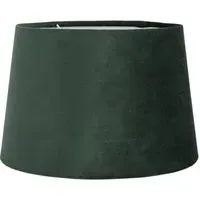 Lined Tapered Lamp Shade - Forest Green