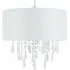 Linen Droplet Light Shade - White