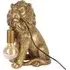 Lion Bulb Table Lamp - Gold