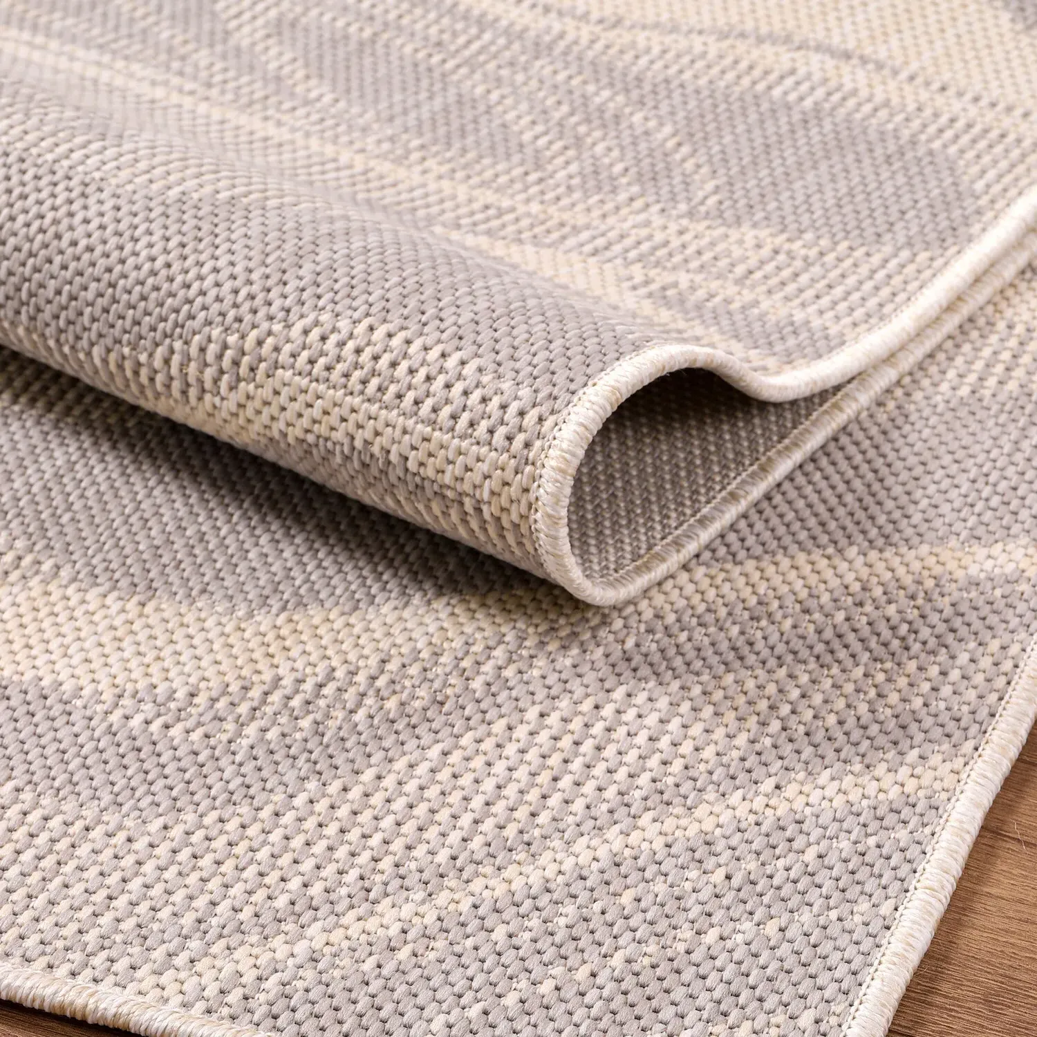 Liquid Marble Effect Rug - Grey