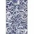 Liquid Marble Outdoor Rug Reversible - Navy, Recycled Plastic