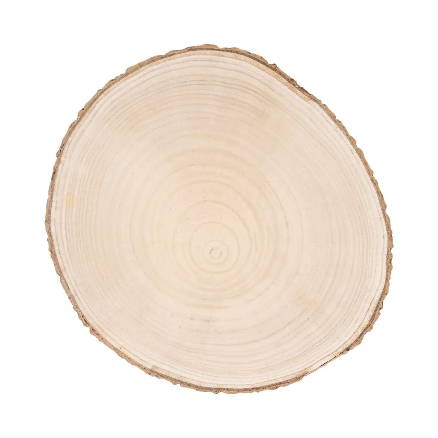 Log Slice Decoration 30cm - Natural, Wood