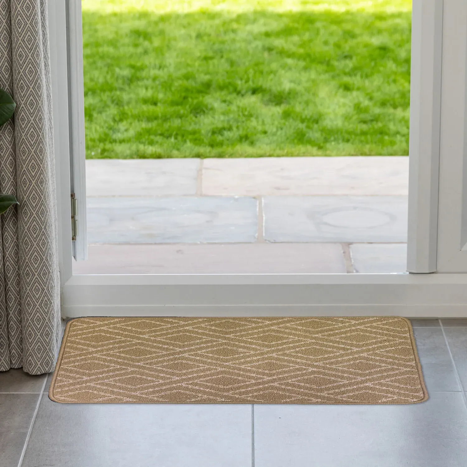 Loop Geo Mat - Brown