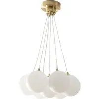 Lottie 7 Ball Ceiling Light - Gold