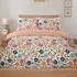 Lottie Floral Double Bedding Set - Orange