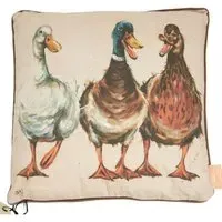 Louise Brown Duck Trio Cushion - Natural
