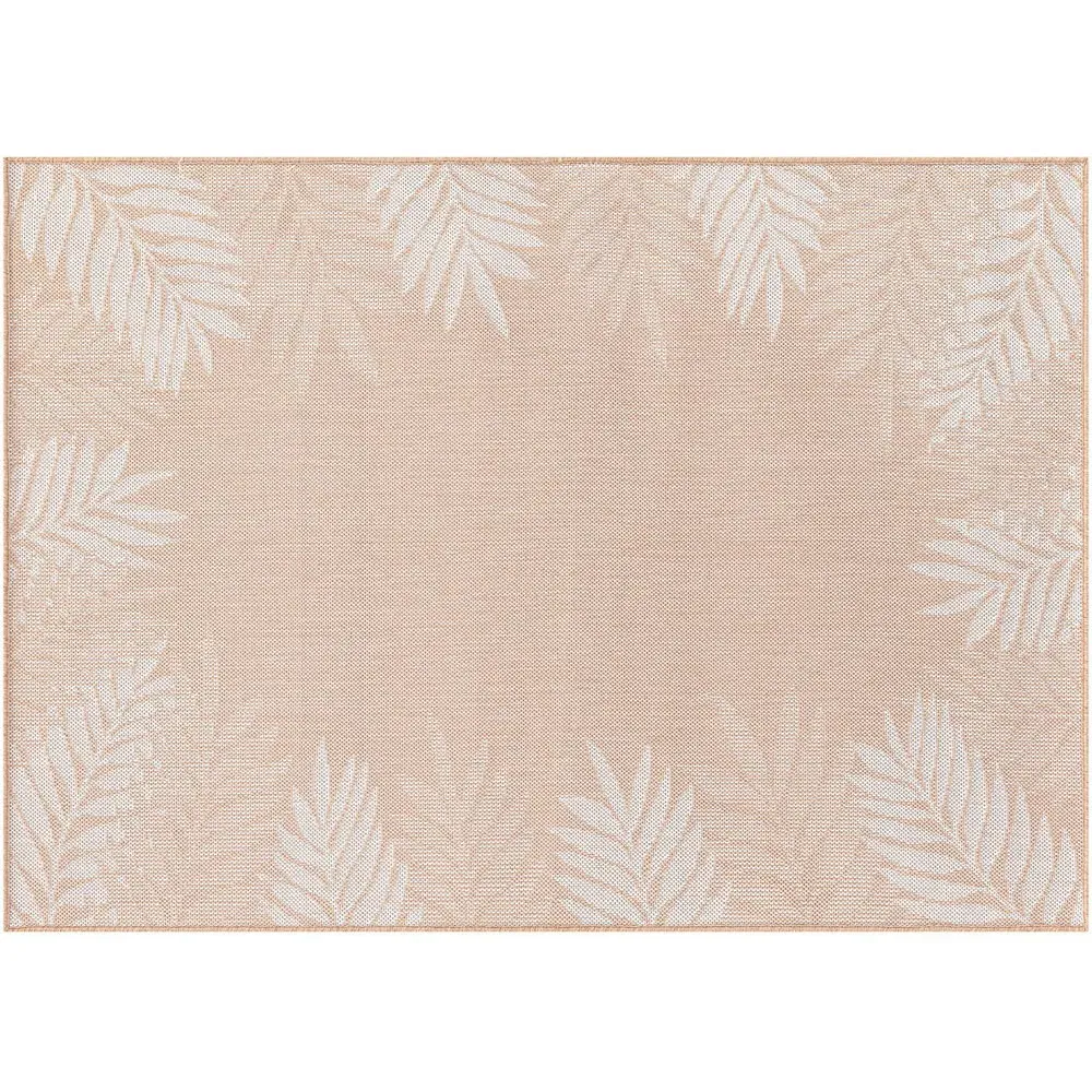 Louisiana Fern Indoor Outdoor Rug 80cm - Terracotta image