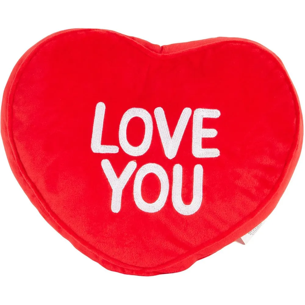 Love Hearts Heart-Shaped Cushion - Multicolour image