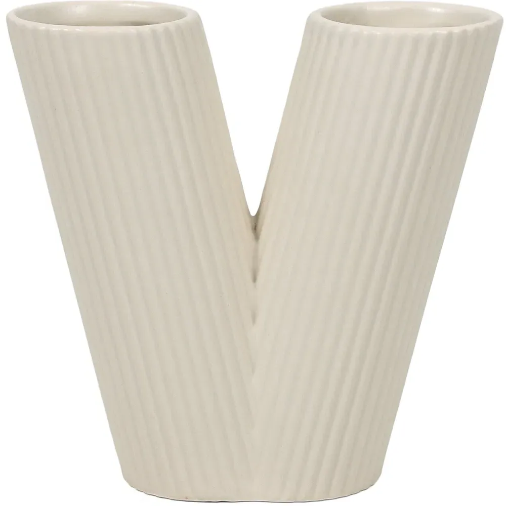 LOVE Ornament Vase Set - White