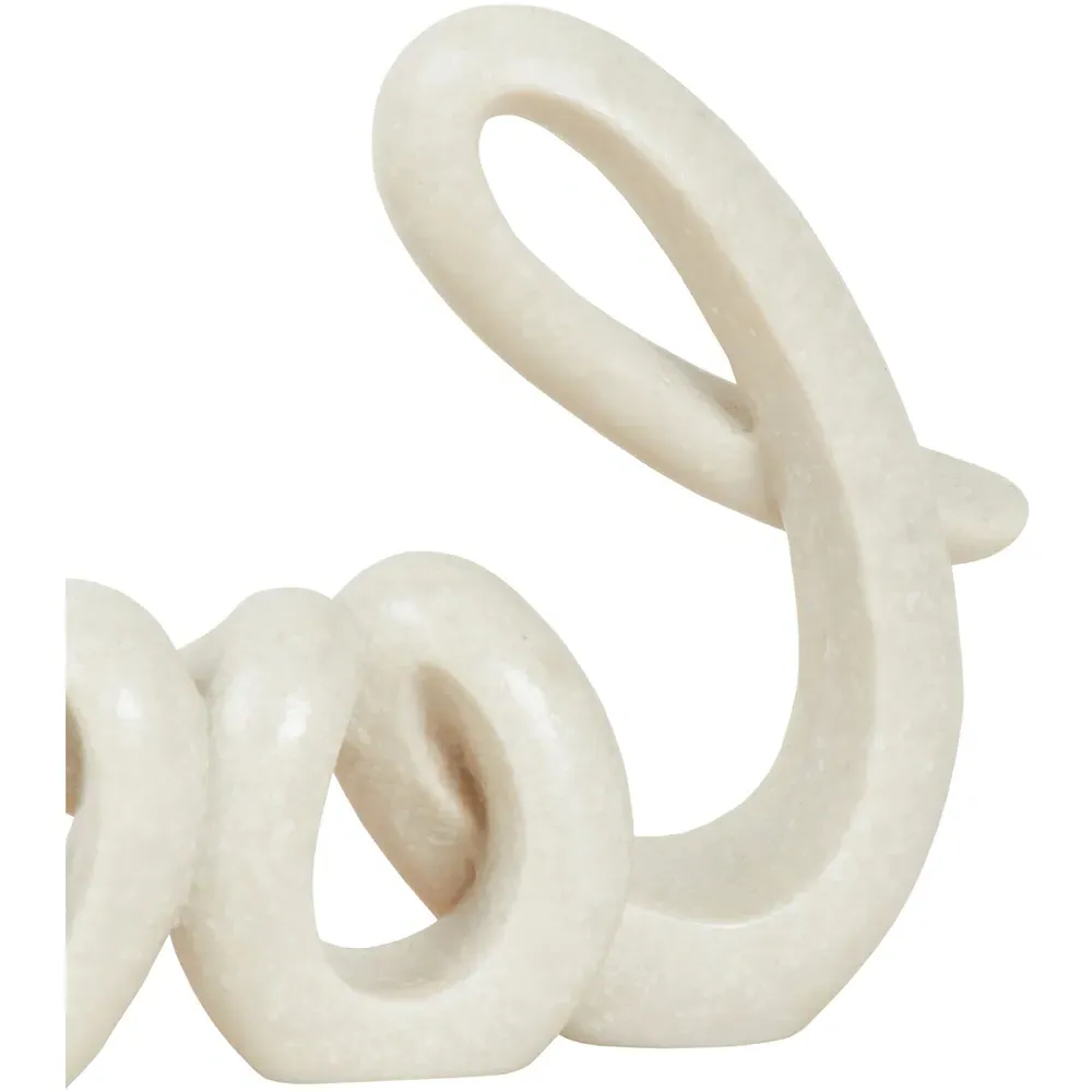 Love Script Ornament - White