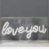 Love You Neon Block Light - Pink