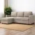 Lucien 3-Seater Corner Sofa Bed with Storage - Cream