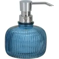 Lux Soap Dispenser - Navy, Glass