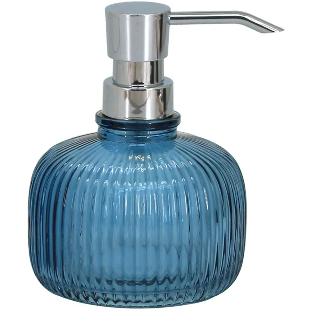 Lux Soap Dispenser - Navy, Glass