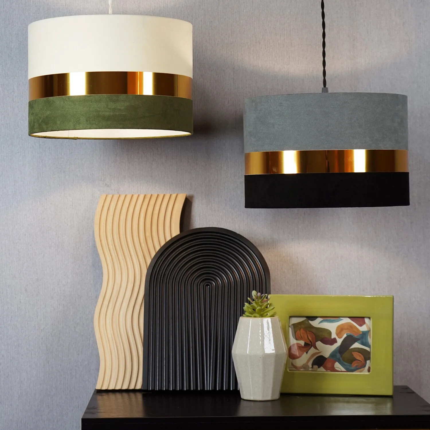 Maddox Lamp Shade - Grey