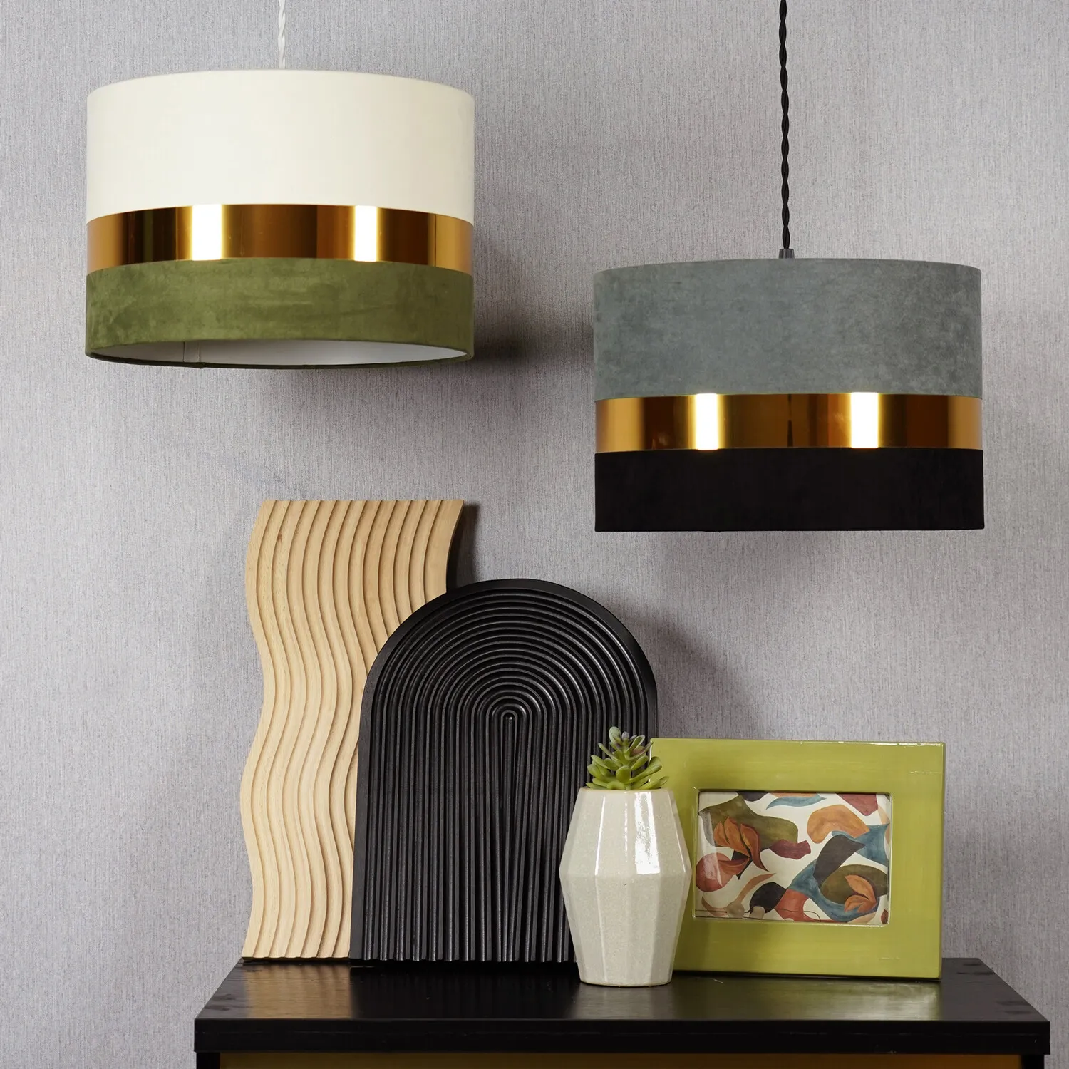 Maddox Lamp Shade - Grey