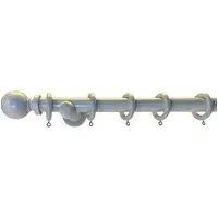 Madrid 150cm Curtain Pole - Taupe